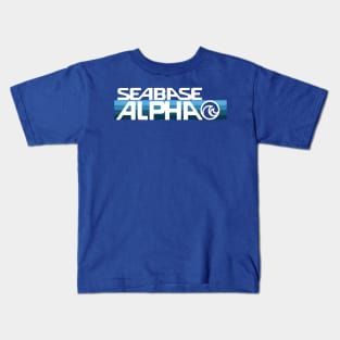 EPCOT Center The Living Seas Seabase Alpha Logo Kids T-Shirt